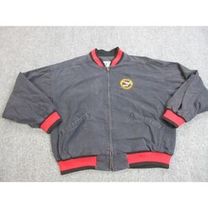 VINTAGE Disney Jacket Mens‎ Large Bomber Studio Operations Patch Made USA 90s